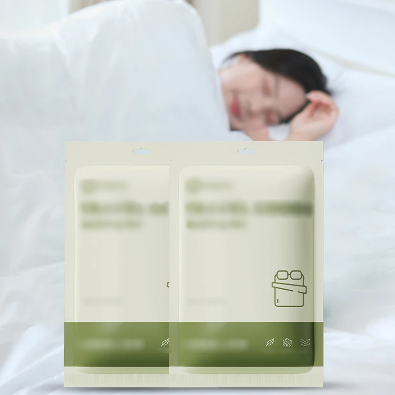 Portable Disposable Twin-Sized Travel Bed Sheet Set - Ideal for Hotels and Business Trips