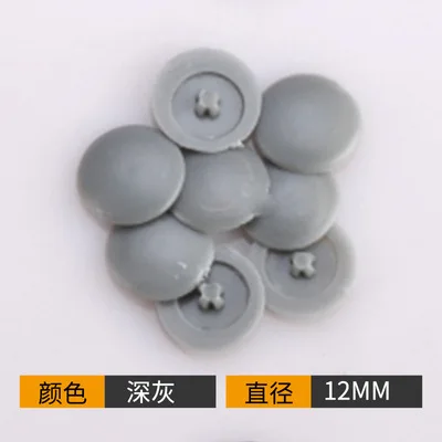 100-Pack Protective Plastic Screw Caps for Furniture and Exterior Decor