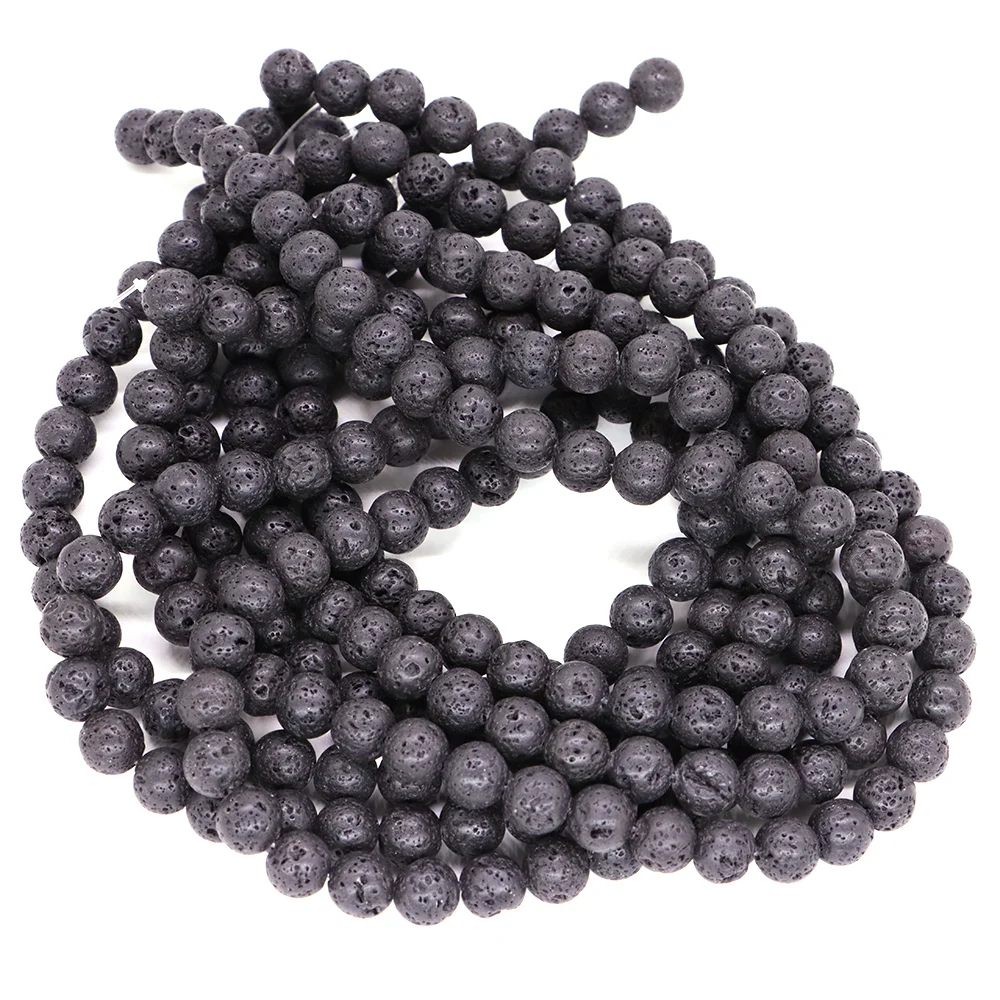 Lava Beads Bulk Natural Stones Beads for Jewelry Making Lava Stone Beads  Volcanic Bracelet DIY Beads Decoration Craft Kit - AliExpress