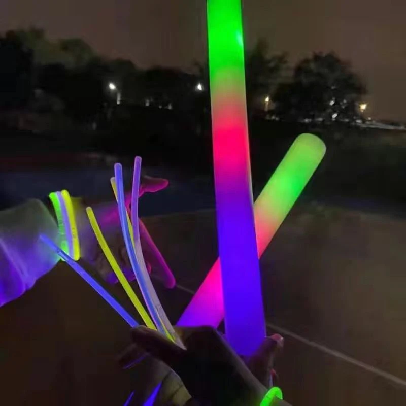 1pc Glow Stick 3 Modes Flashing LED Light Sticks Battery Powered Reusable  Glow in The Dark Party Supplies Led Decorations - AliExpress