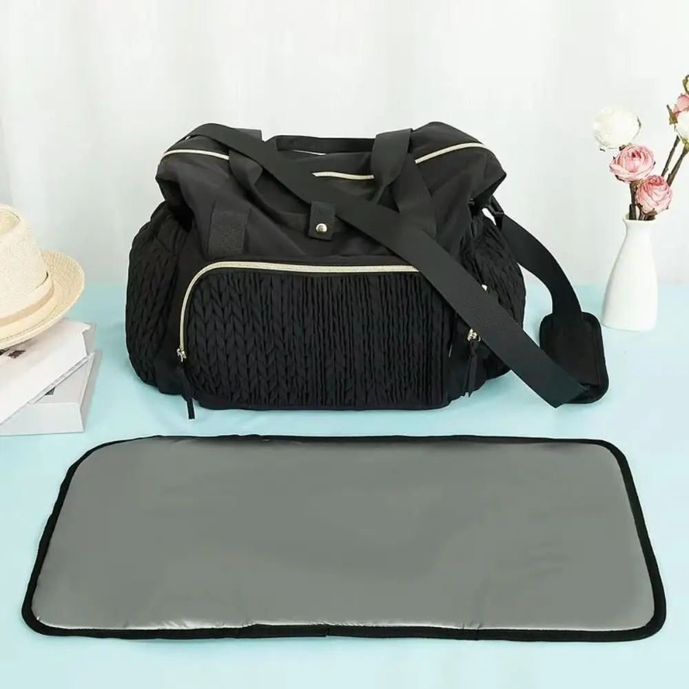 Multifunctional Mommy Diaper Bag Large Capacity Wear-resistant Travel Maternity Bag Portable Lightweight Breastfeeding Bag
