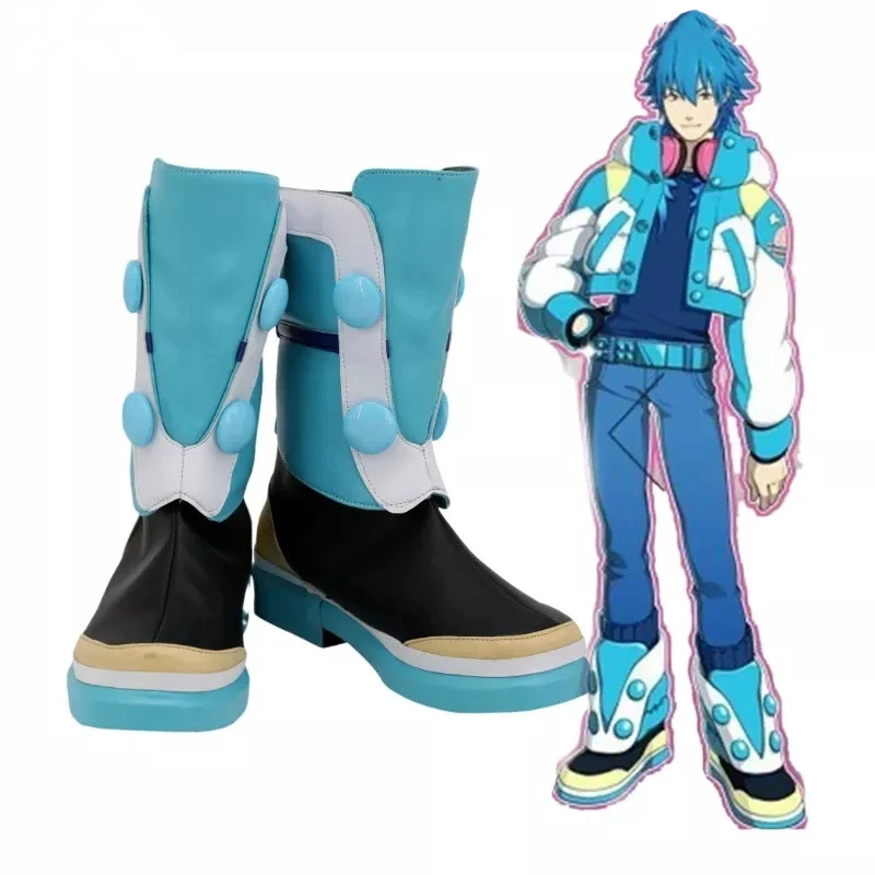 

Anime Dramatical Murder Seragaki Aoba Cosplay Shoes DMMD Fancy Boots for Women Men Halloween Party Costume Accessory