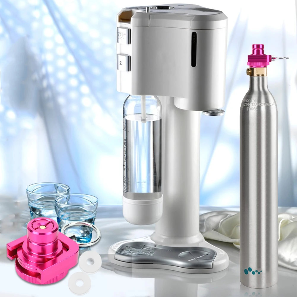 Description Picture 6 of itemSoda Maker Adapter CO2 Quick Adapter Trapezoidal Thread TR21-4 Water Carbonator Adapter for Duo/Terra/Art Sparkling Water Heater