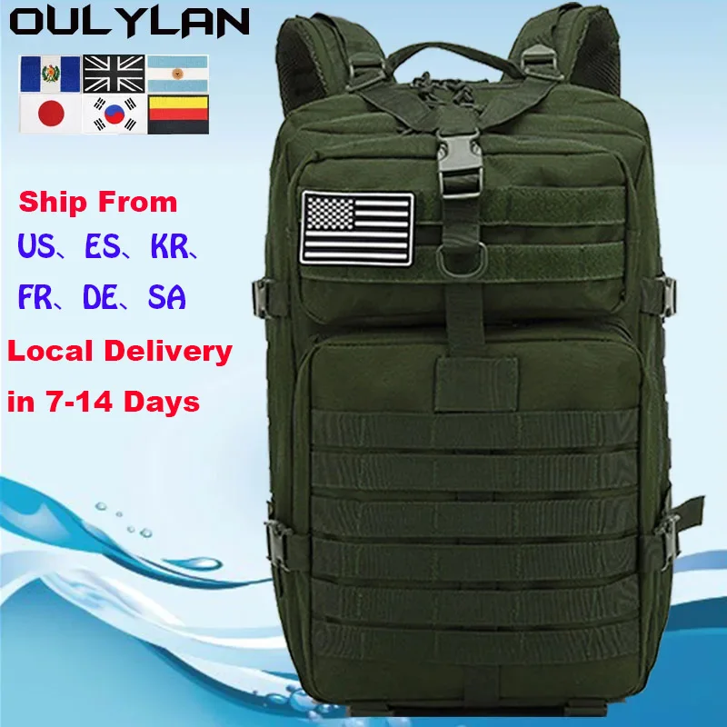 

Oulylan Capacity Assault Military Tactical Backpack Men 50L/30L Large Pack Camping Hunting Trekking Rucksacks Hiking Backpacks