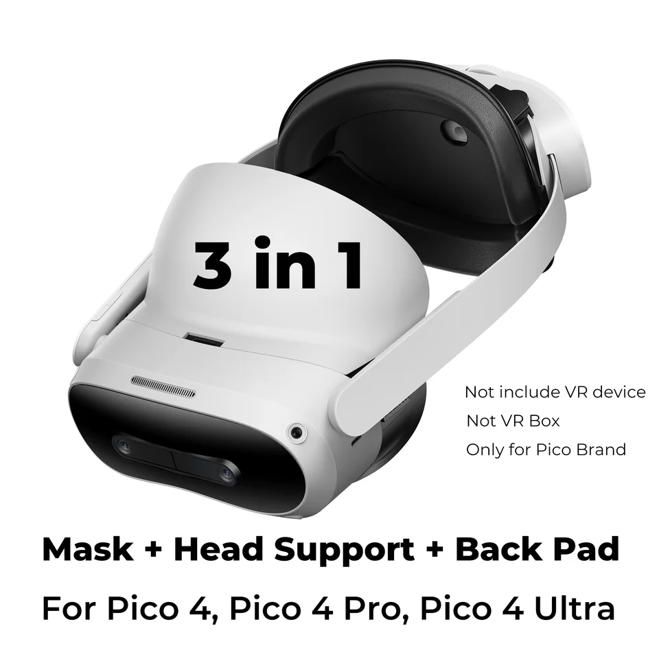PICO4 VRヘッドセット / ヘッドストラップ フェイスクッション付 PICO4 VRヘッドセット / ヘッドストラップ フェイスクッション付