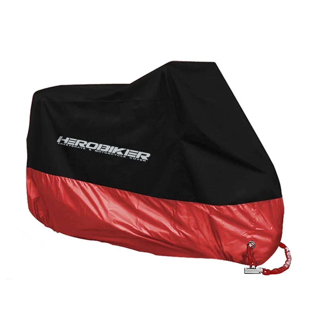 Herobiker Portable Motorcycle Electric Vehicle Rainproof Cover Sunshade Dustproof Waterproof Reflective Car Cover