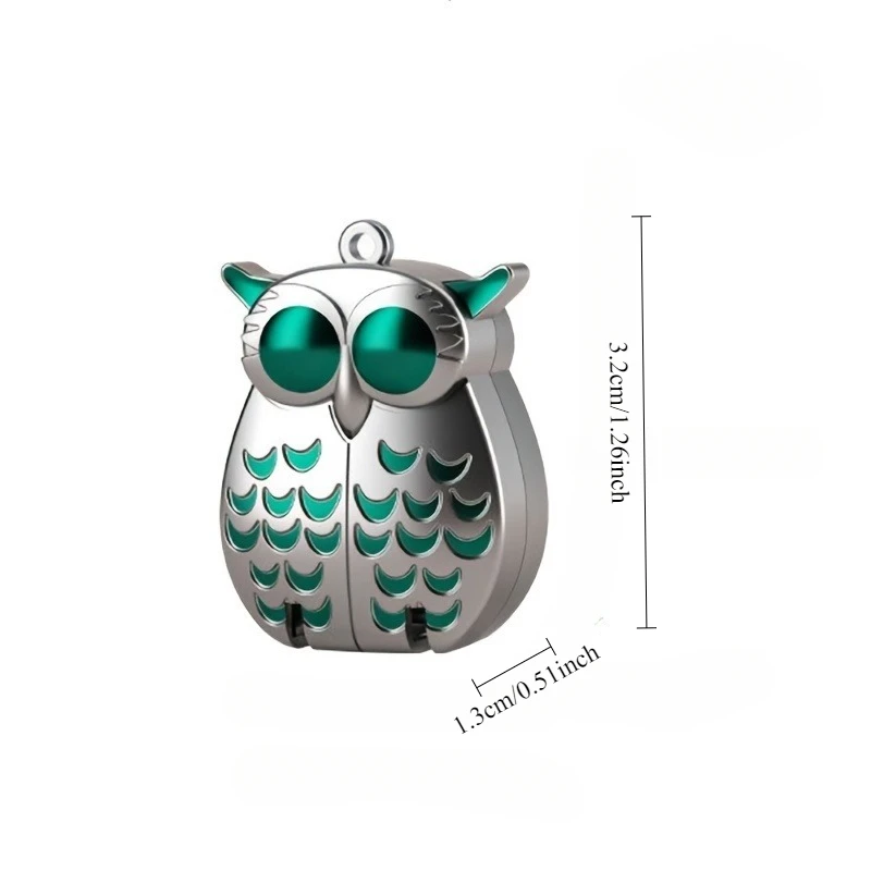 New Owl Shape Nail Clipper Stainless Steel Folding Nail Clippers Keychain Portable Tools