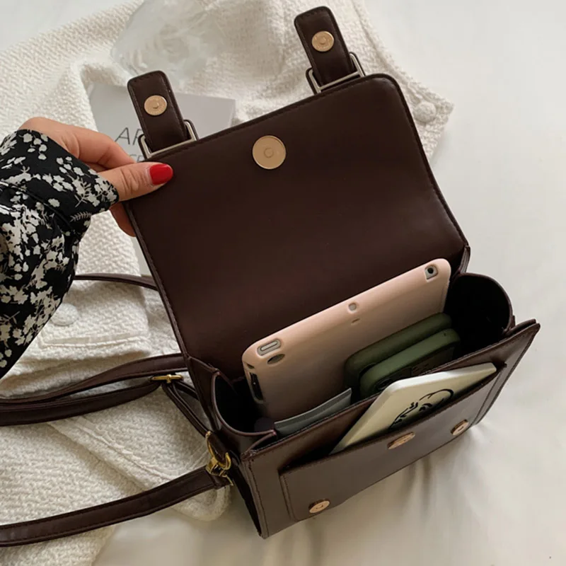 Women Vintage Leather Backpack High Quality Shoulder Bag Luxury Designer Ladies Girls Fashion Daypacks Teenager School Bag