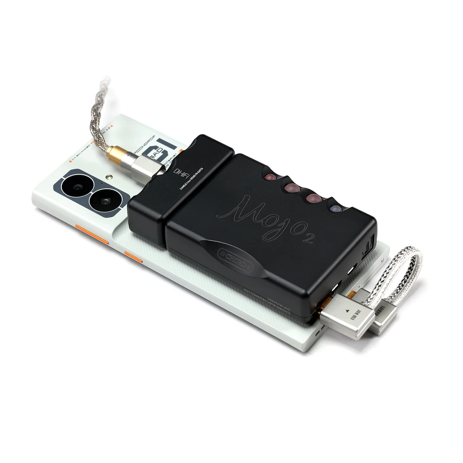 DD ddHiFi DJ44MOJO 4.4mm Ground Pin Adapter Exclusively for Chord Mojo Allowing You to Use 4.4mm Earphones on MOJO (SE Output) usb adapter converter