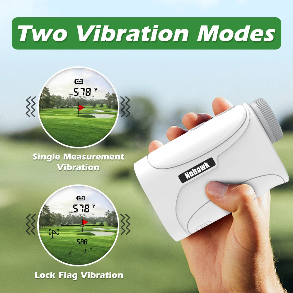 MINI Golf Rangefinder with Flag Locking Vibration Multi Functional Laser Range F