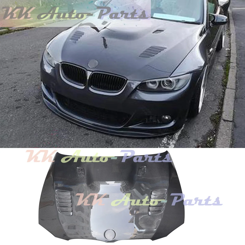 

Передняя крышка капота двигателя из углеродного волокна для BMW 3 серии E92 M3 2009-2013, автомобильная Настройка капота