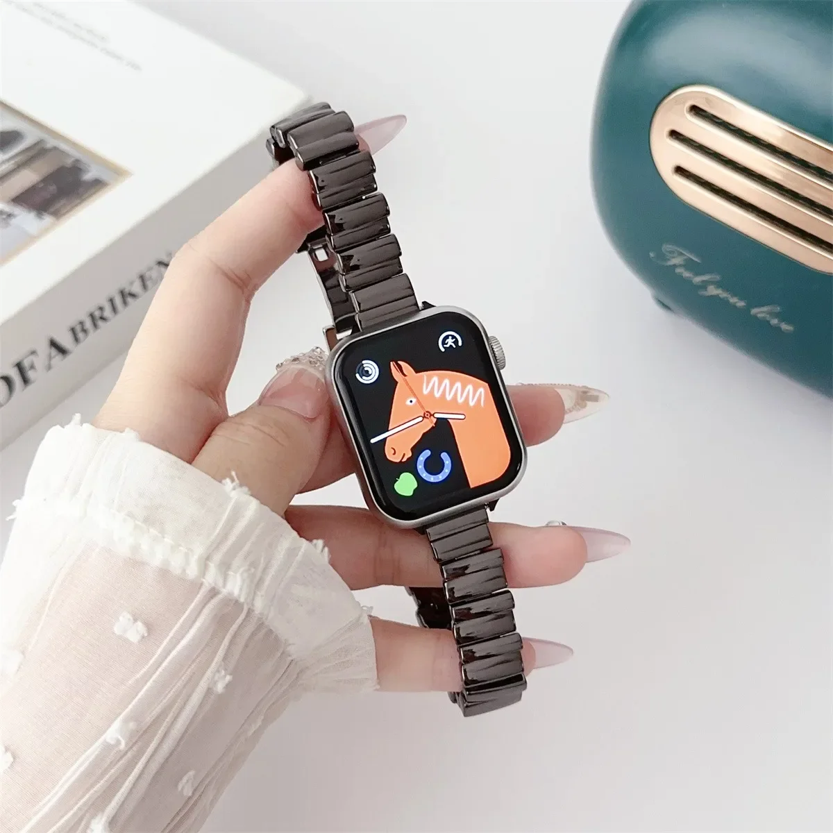 Cinturino in metallo per apple watch series e modelli ultra_voghion.com