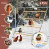 Chicken Coop Roosting Perch Essentials：Perfect for Backyard Poultry,Easy to Assemble & Clean, Fun Roost Toys Included 3