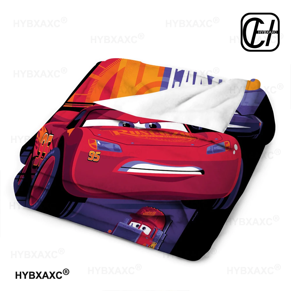 Disney Cars Mcqueen Blanket Soft Fluffy Throw King Size Luxury Blanket Throw Kid Adult Sofa Bed Blanket Cover Travel Throw Gift 2