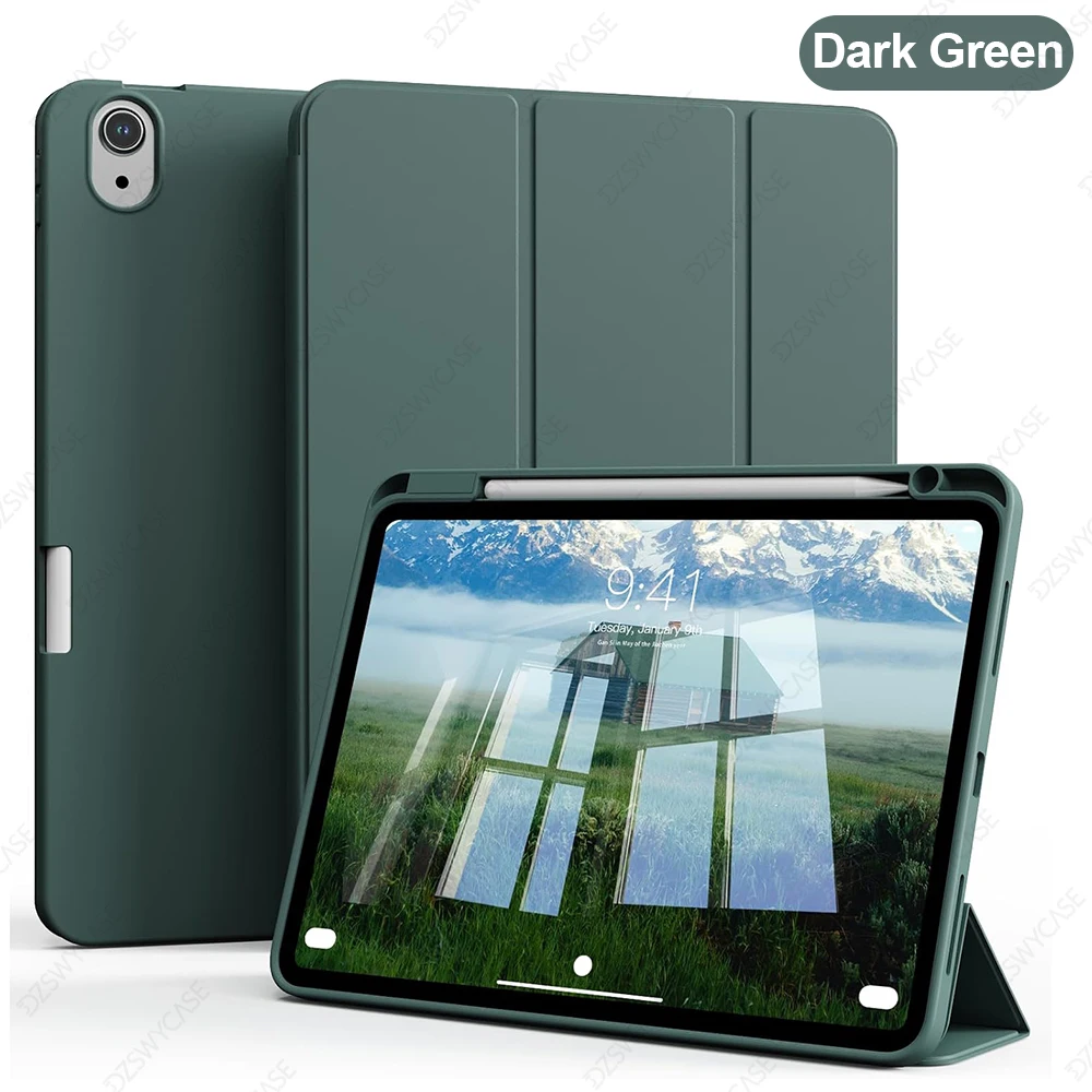 Capa para iPad Air 11 polegadas M3/M2 (2025/2024), iPad Air 5/4 (2022/2020 5a/4a geração 10,9 polegadas), com capa porta-lápis