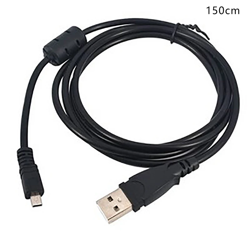 【C】كابل بيانات USB لنقل البيانات والصور والفيديو، كابلات مزامنة 8pin بطول 150 سم لنيكون وأوليمبوس وبنتاكس وسانيو