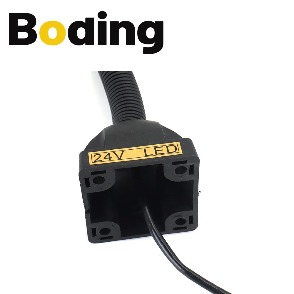 BODING 220V 24V LED Machine Tool Work Light Gooseneck Industrial CNC Engraving Machine Tool Milling Lighting Lamp