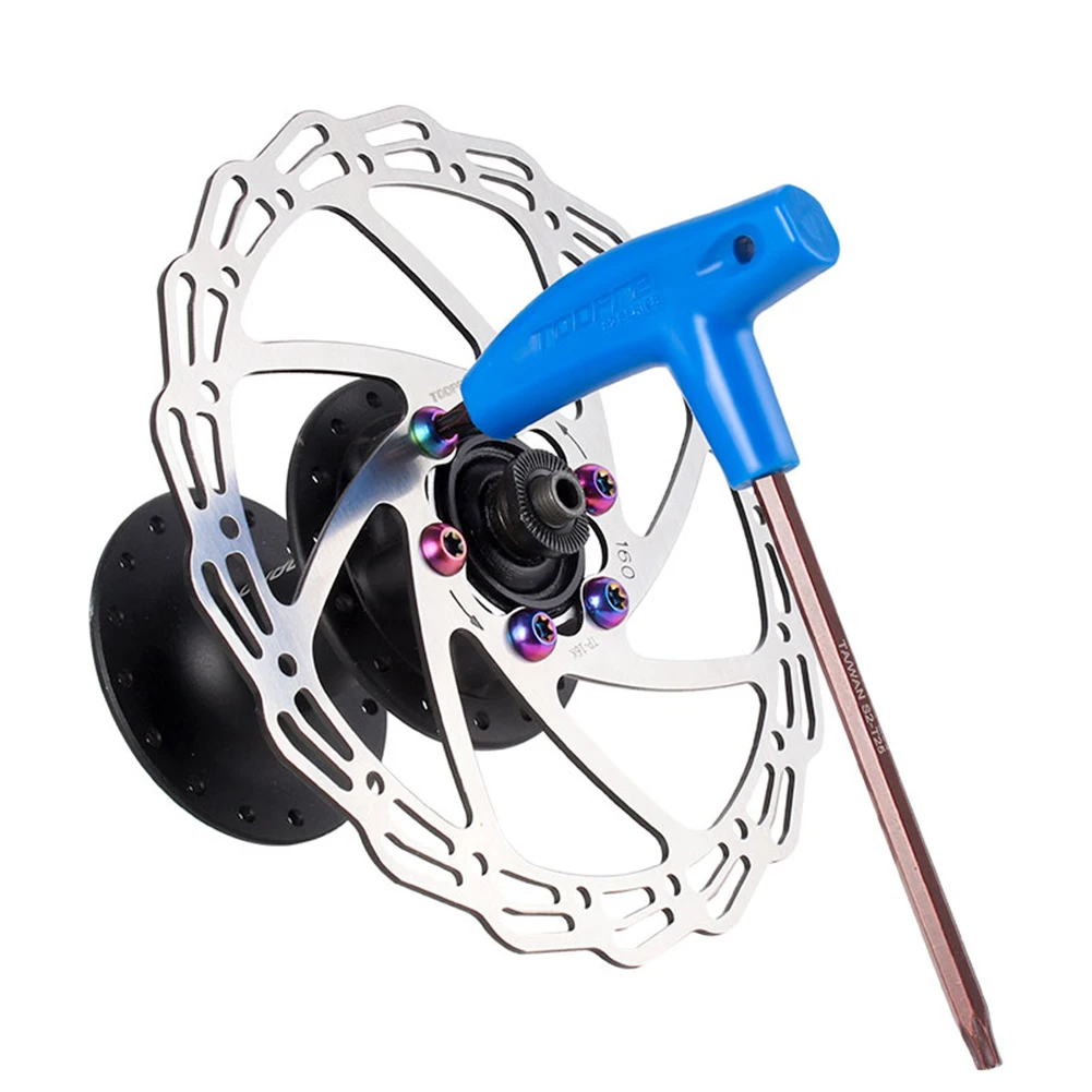 Toopre T25 자전거 Torx 렌치 사이클링 액세서리, 산악 자전거 스패너 S2 합금강 디스크 브레이크 렌치, Mtb용 미끄럼 방지