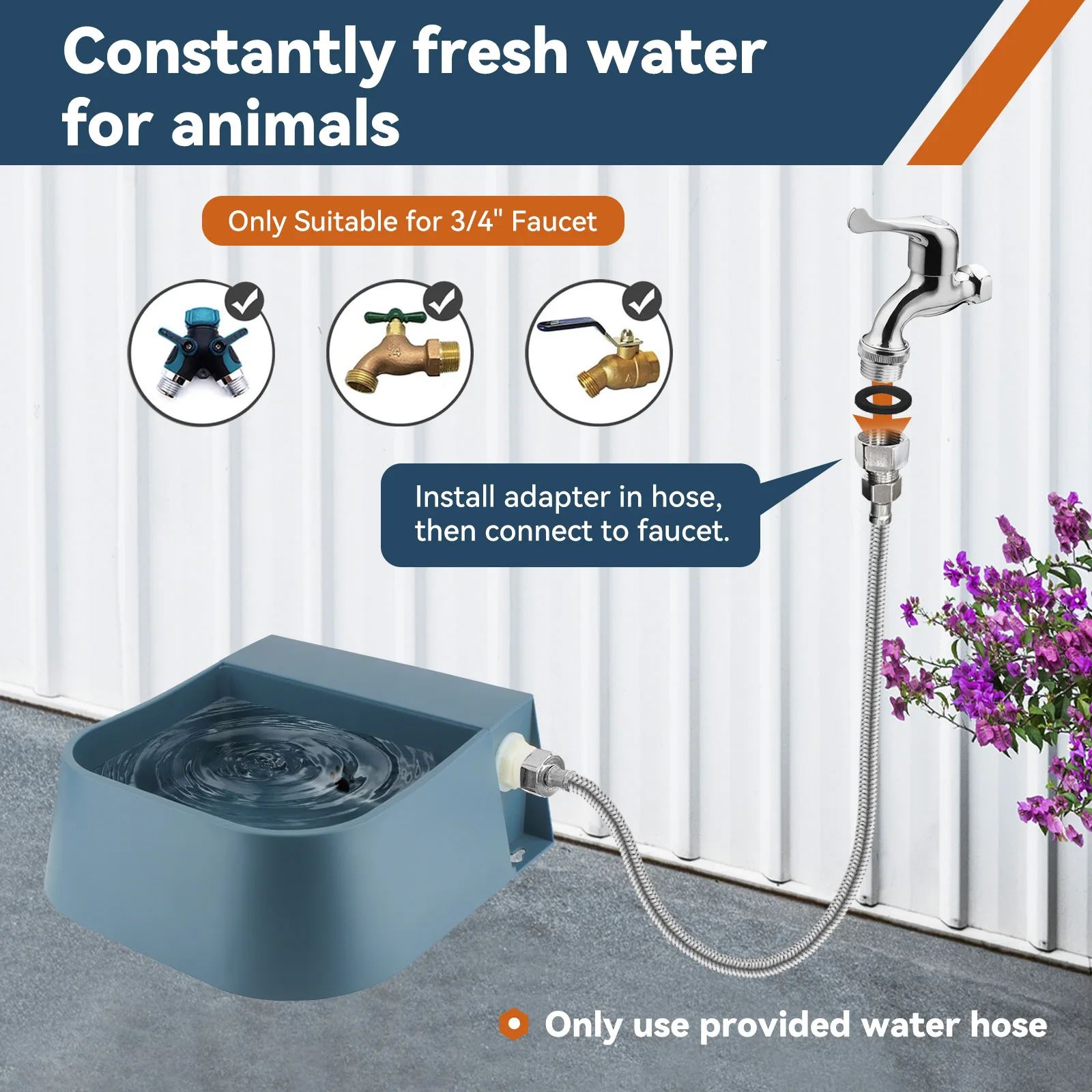 Wholesale Pet Supplies Water Storage Bowl, Dog Cow, Sheep, Chicken, Horse, Rabbit Floating Ball Feeder, Drinking Bowl_voghion.com