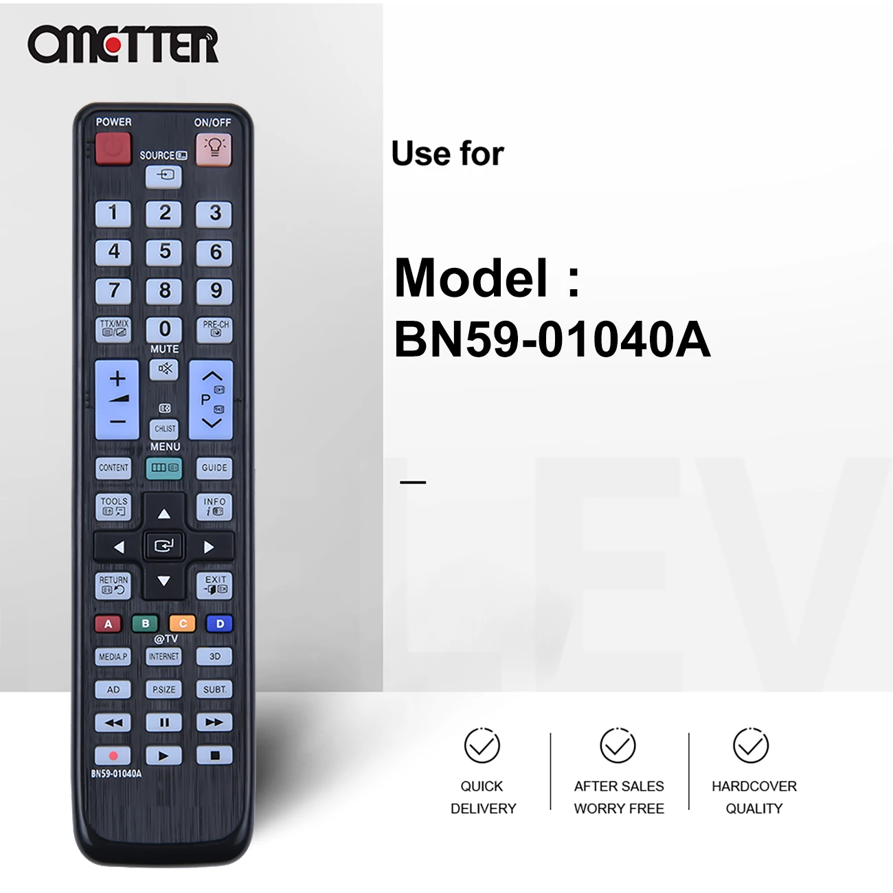 Fiber Optic Hwk360 Samsung BOMAZ Replacement Remote Controller For