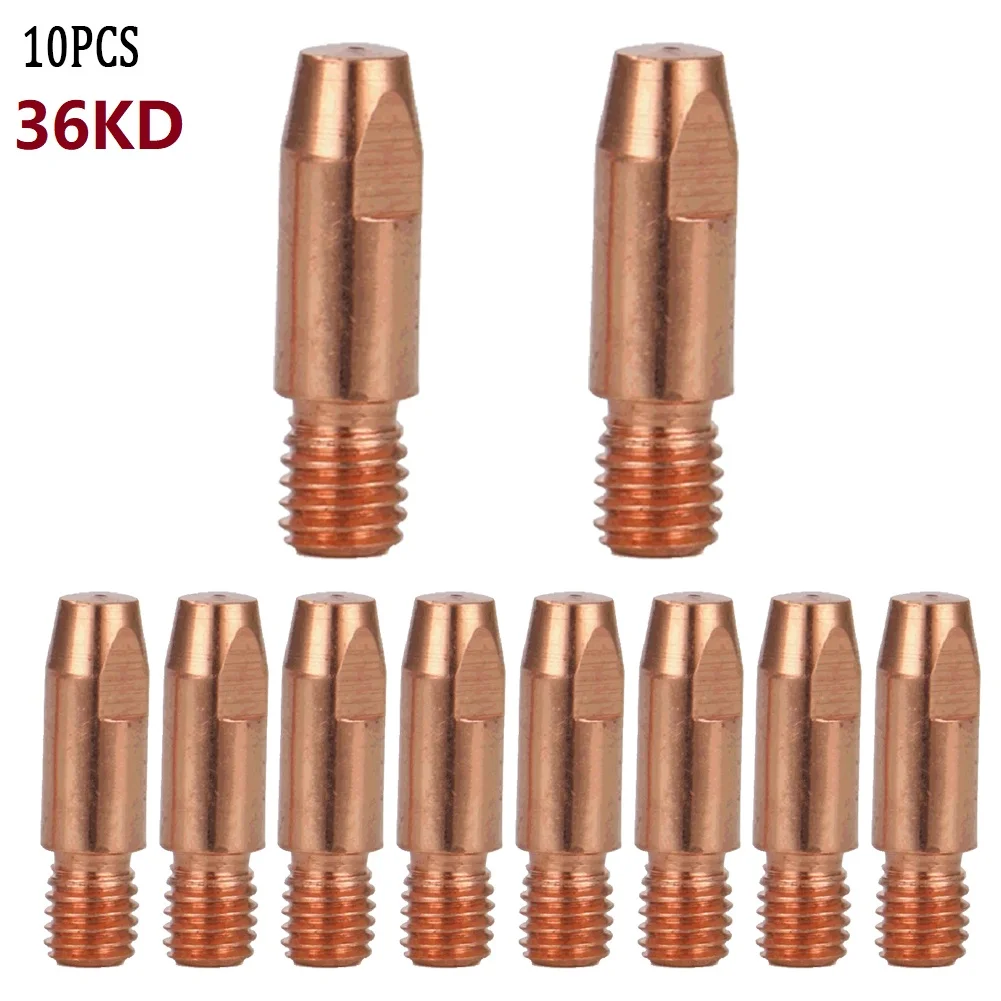 10pcs 0.8mm MIG Welding Nozzle Contact Tips Gas Diffuser Connector Holder Torch Contact Semi-automatic Welding Nozzle 15/24/36KD welding helmets for sale