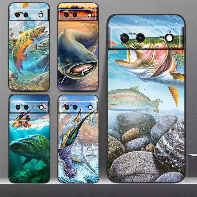 Trout Panel Fish Fishing Phone Case For Google Pixel 7 6 Pro 6A 5A 5 4