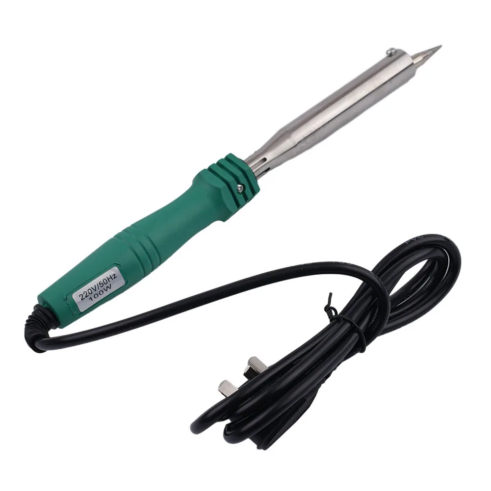 Tin Soldering Iron 100W-300W 220V 	 Electric Tin Welder  Soldering Iron BGA Rework Station Plastic Handle External Heating Tool tin soldering iron 100w 300w 220v electric tin welder soldering iron bga rework station plastic handle external heating tool