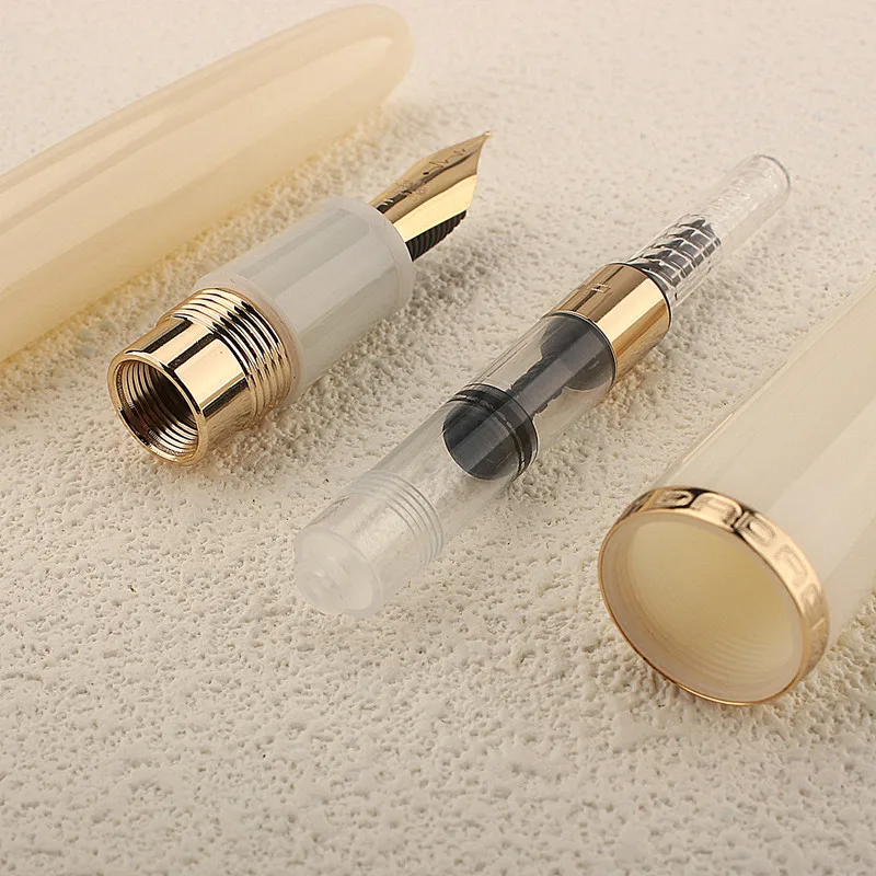 Jinhao 9019 Heartbeat Nib! Dadao Fountain Pen #8 Extra Fine / Fine / Medium Nib, Big Size Resin Writing Pen with Large Converter 3