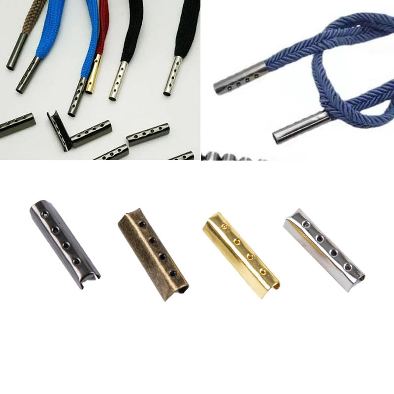 20PCS/Set Shoelace Head Aglets DIY Shoelaces Repair Shoe Lace Tips