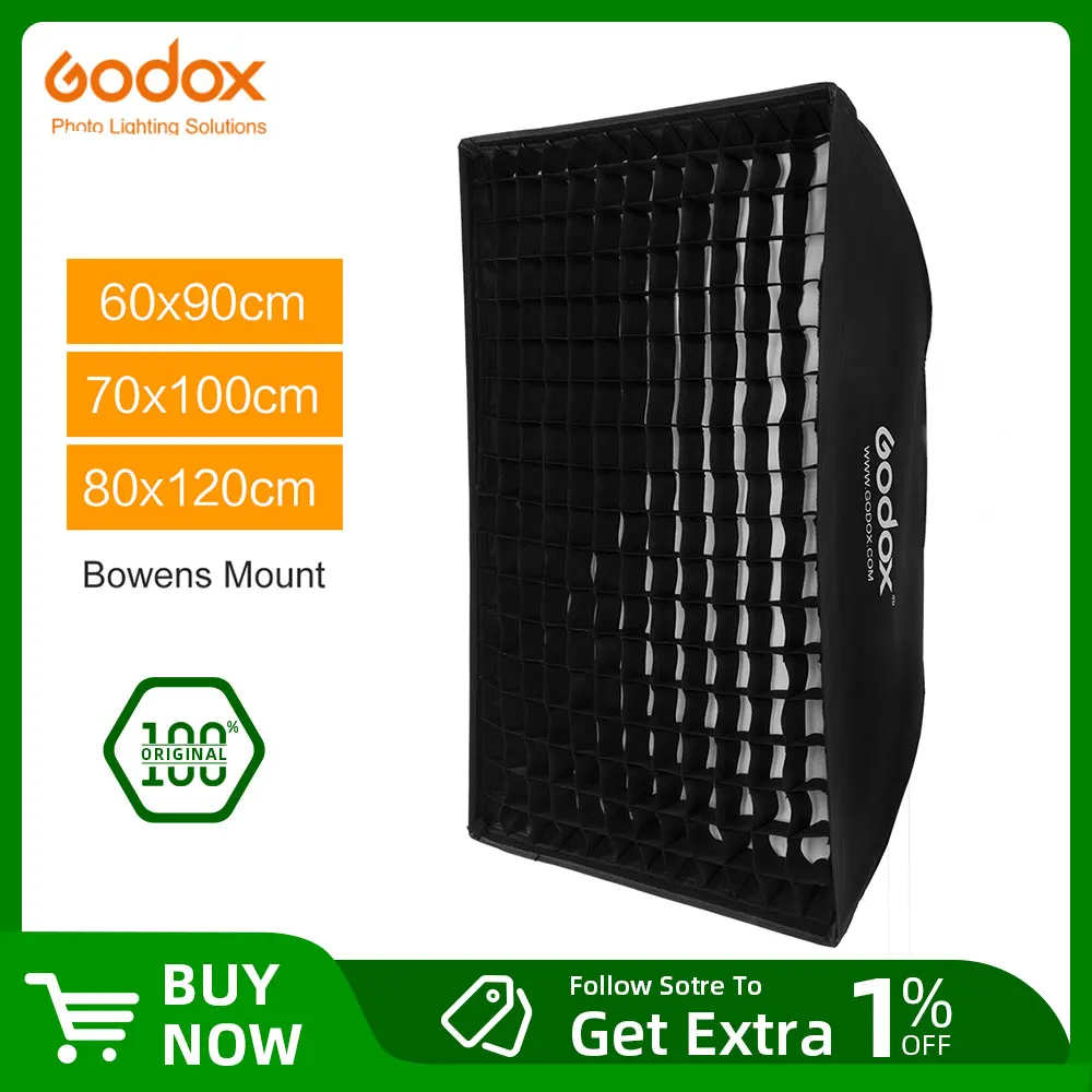 Godox 60X90cm 70X100cm 80X120cm Portable Rectangular Honeycomb