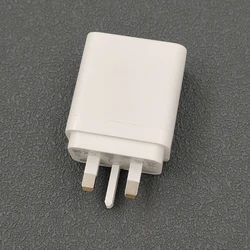 100W Supervooc Fast Charger with USB A Power Adapter & Type C Cable, EU/UK Plugs - Only UK Charger