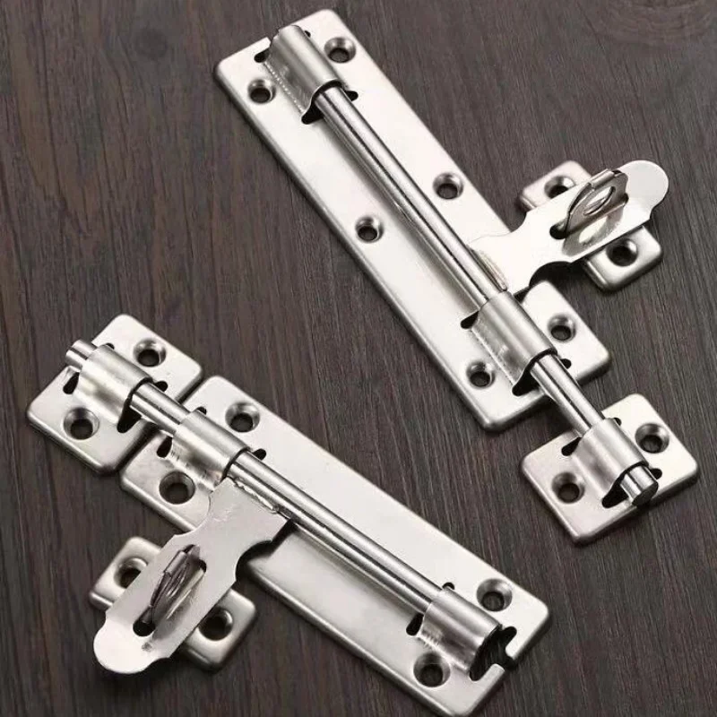 Description Picture 4 of item4/6/8Inch Stainless Steel Slide Bolt Lock Gate  for Gates Fences Garage Shed Doors Hardware Gate Safety Door Bolt