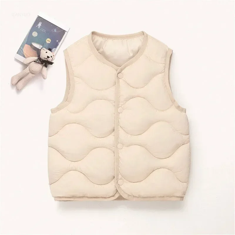 Children Vest Warm Cotton For Boys Girls Autumn Winter