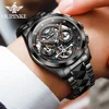 OUPINKE Multi-level Design Automatic Watches Mens Swiss TOP Brand Sapphire Mirror Tungsten Calendar Waterproof Luminous Luxury 3