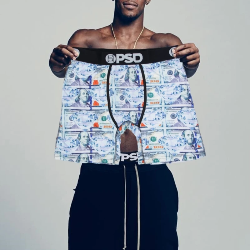 섹시한 남성 속옷 복서 패션 프린트 남자 복서 반바지, 여름 통기성 남자 팬티 란제리 플러스 사이즈 남자 복서 언더팬츠