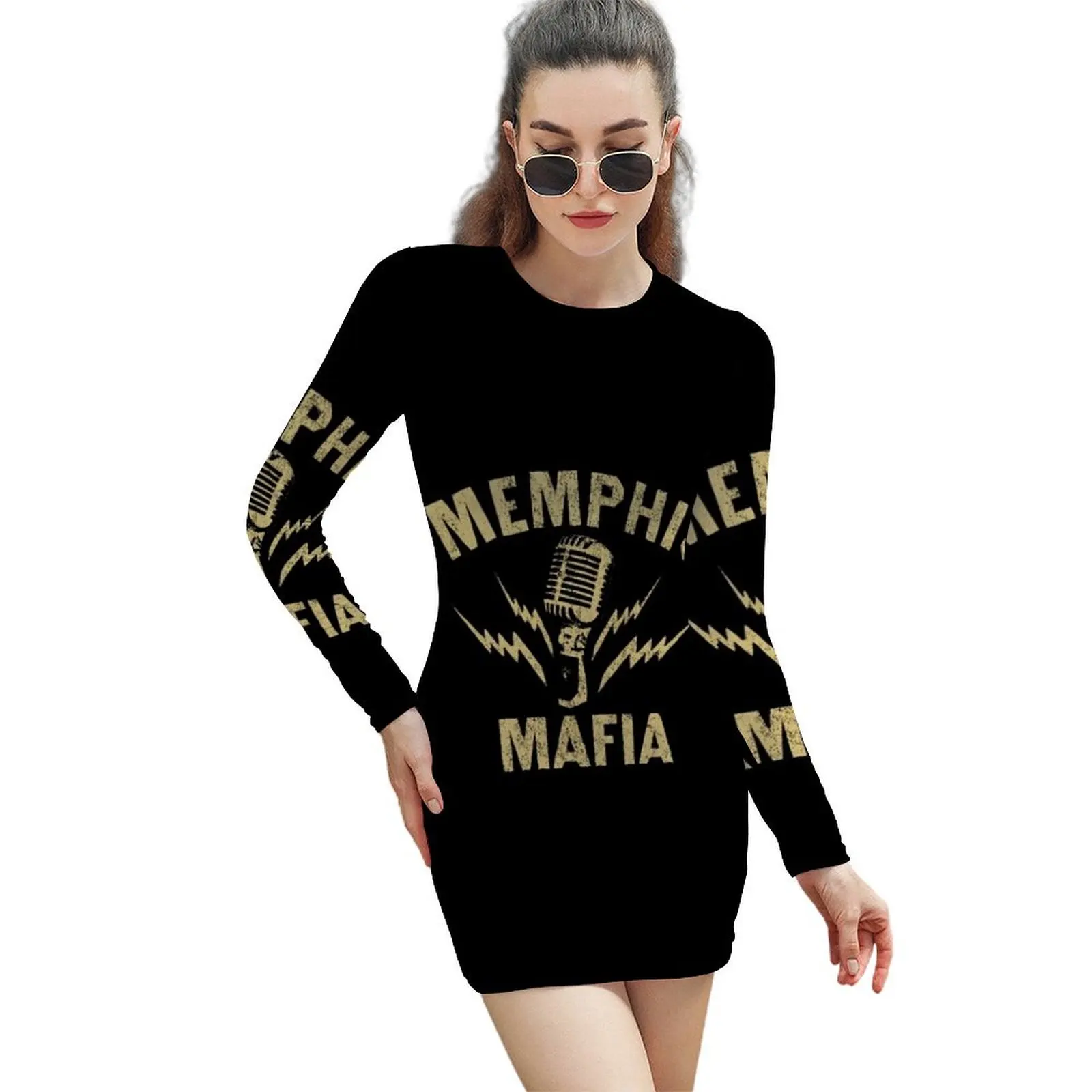 

Memphis Mafia Vintage Gift For Men Women Long-Sleeved Sheath Dress women party dresses loose summer dress women's dresses luxury
