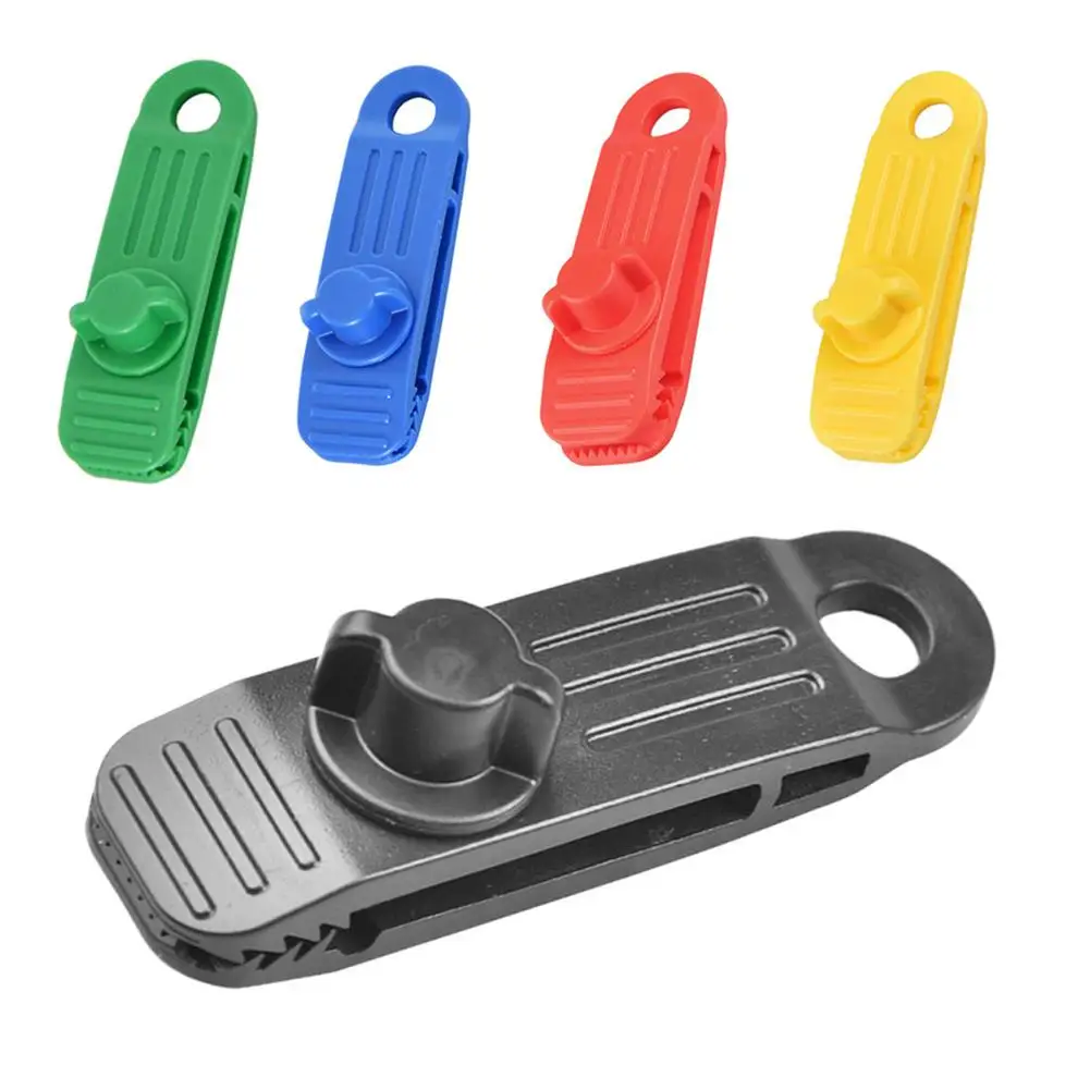 

10Pcs Windproof Tent Canopy Clip Buckle Outdoor Wind Rope Clips Awning Mountaineering Camping Accessories Wholesale