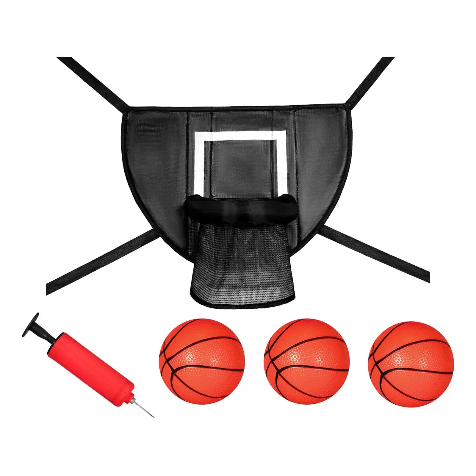 Mini Basketball Hoop for Trampoline with Enclosure Boys Girls with Basketball Mini Basketball Hoop for Trampoline with Enclosure Boys Girls with Basketball