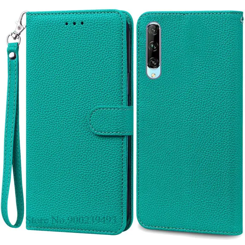 Huawei P Smart Pro Soft Silicone Wallet Flip Phone Cover