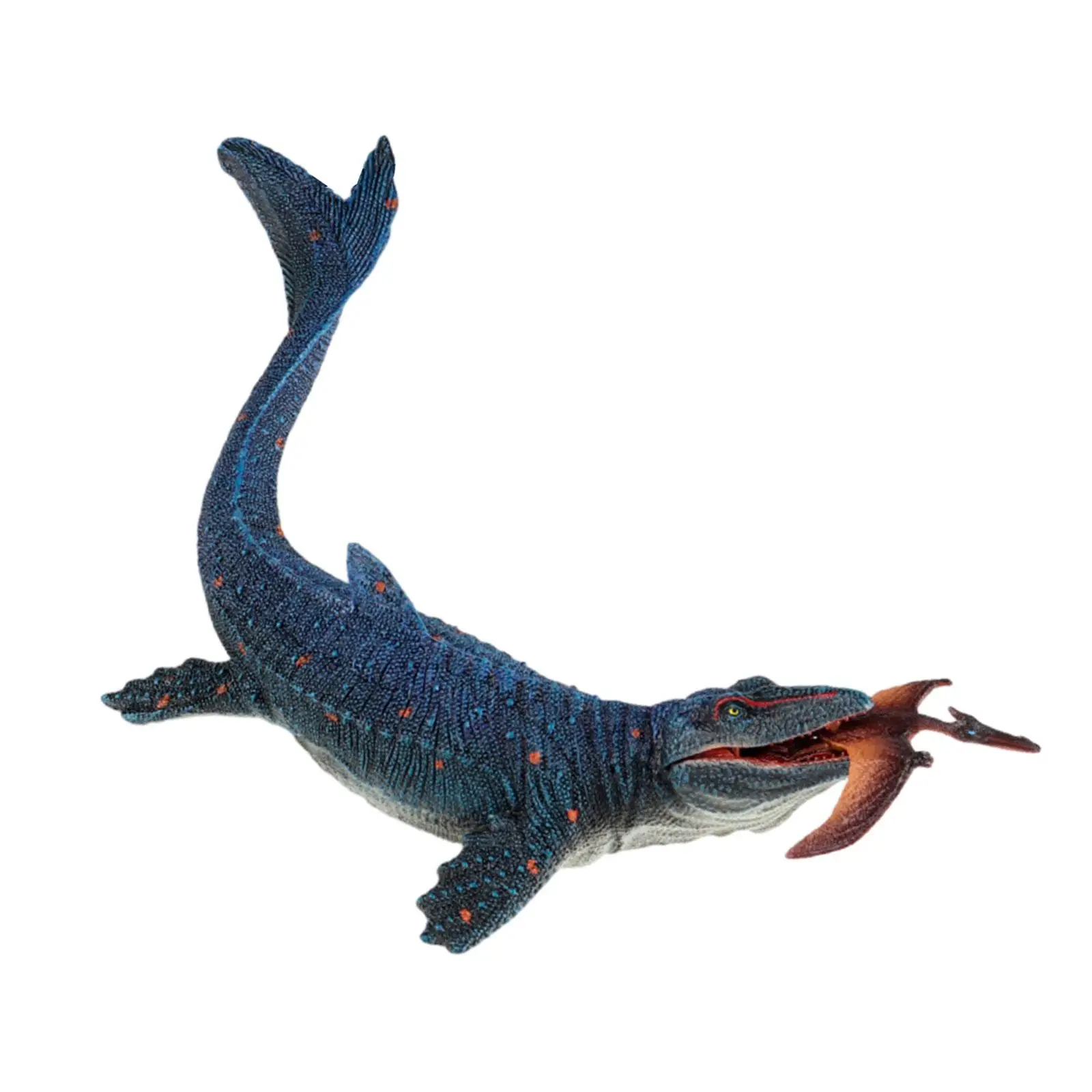 

Mosasaurus Dinosaur Action Figure with Movable Jaw Lifelike Animal Figure for Collections Decoration Gift Toy Teaching Prop