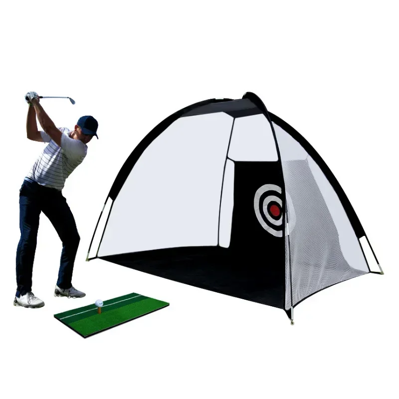 

3M Foldable Golf Practice Net Indoor Outdoor Tent Garden Grassland Golf Hitting Cage Training Aid Trainer Golf Sports Equipment