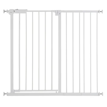 SucceBuy Pressure-Mounted Walk-Through Baby & Pet Safety Gate 1