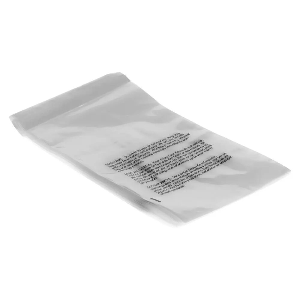 Bolsas De Polietileno Transparentes Autoselladas De 6 X 9 Pulgadas (100