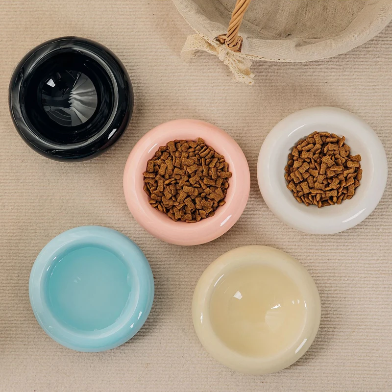 

Керамическая миска для кошек, кормушка для домашних животных, миска для еды, водонепроницаемая питьевая вода, контейнер для закусок