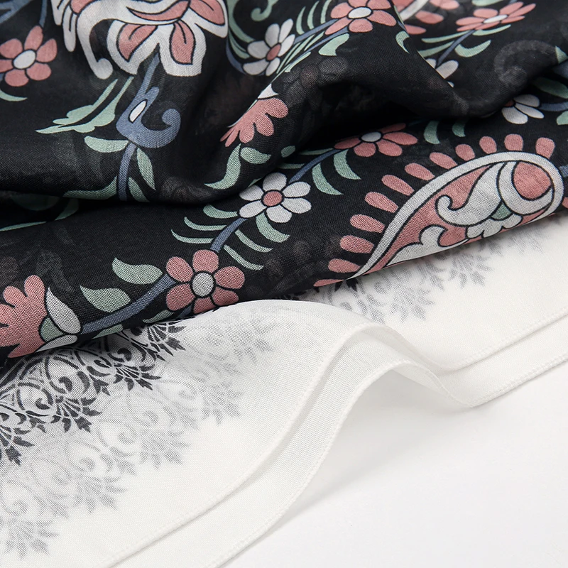 Luxury Fashion Print 90x90cm Square Silk Scarf Women Soft Satin Hairband Neckerchief Tie Female Headband Foulard Bag Ribbon