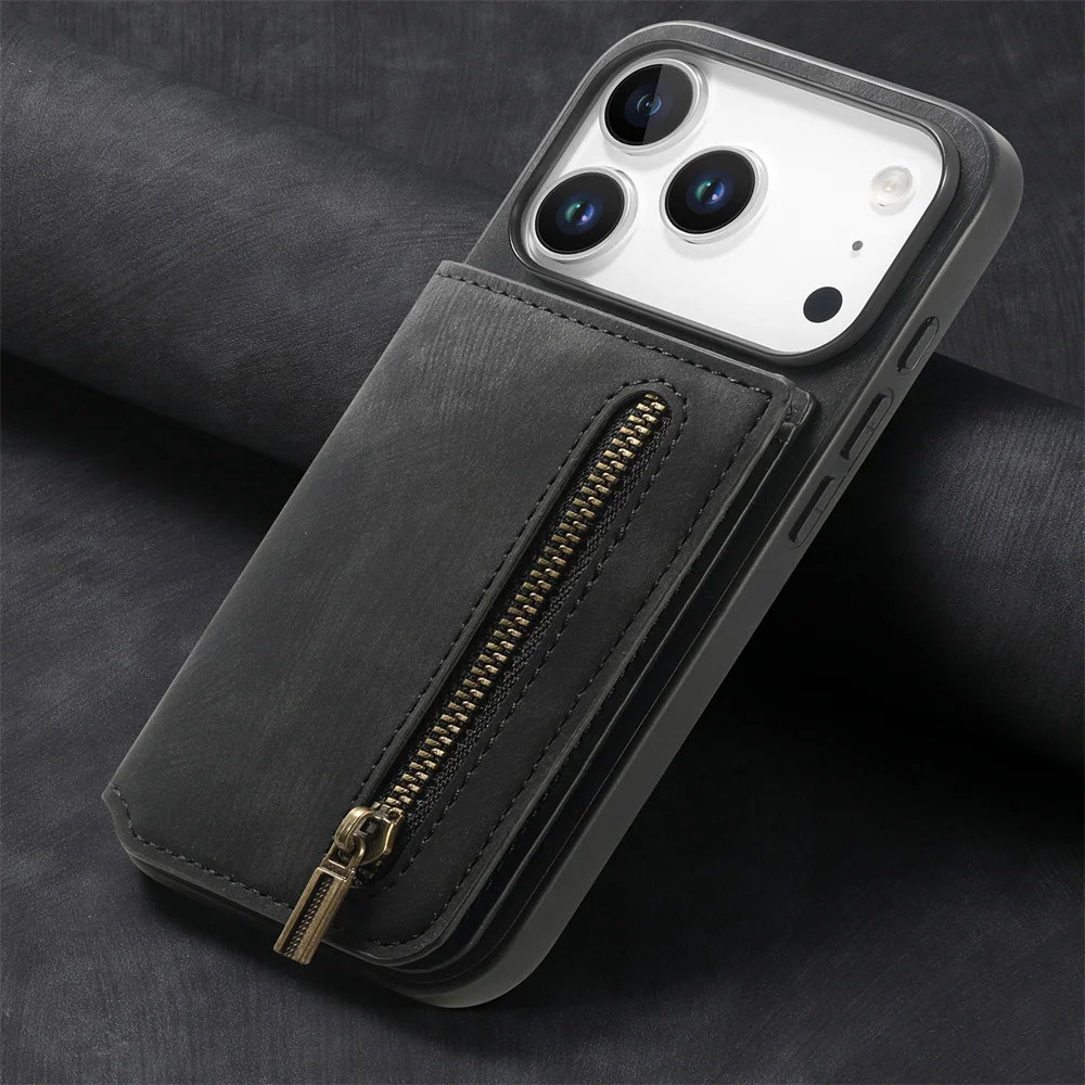 Flip RFID Blocking Card Phone Case - Premium Wallet Design & Secure Card Storage