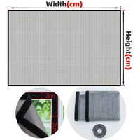 Customizable Size Mosquito Net Reusable Lightweight & Breathable Insect-Proof SelfAdhesive Reusable Window Screen Bug Protection 2