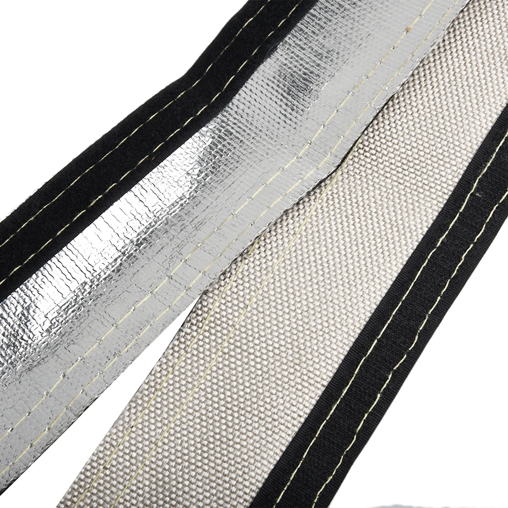 Heat Insulation Sleeve 1M Metal Heat Shield Insulated Wire Hose Cover Wrap Tube Thermal 12mm Car Accessories