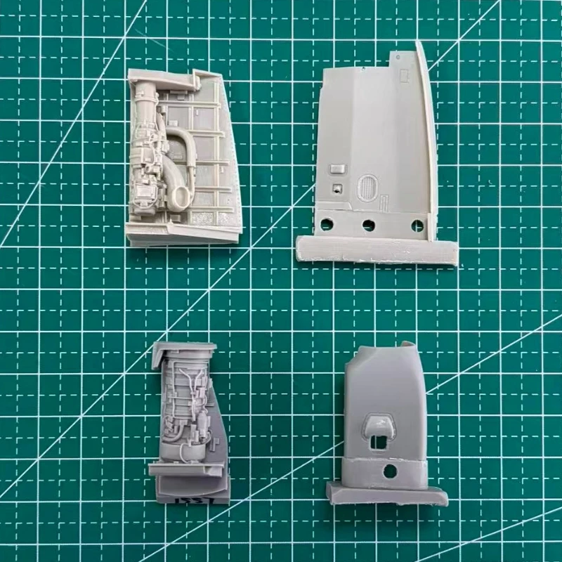 1/48 스케일 다이캐스트 수지 항공기 부품 모델 조립 키트 웨스트랜드 멀린 HC-3 B 엔진 세트 모델 조립되지 않고 도색되지 않음