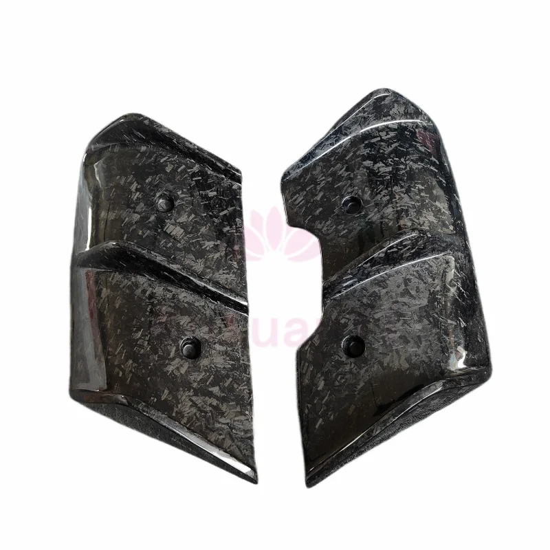 

Кованый верхний стильный задний диффузор из углеродного волокна, комплект из двух частей для BMW I8, комплект для заднего подбородка из углеродного волокна